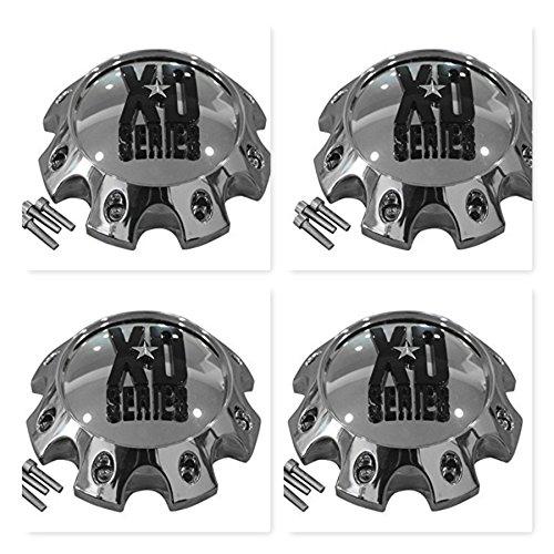 4 Pack KMC XD Series 441 796 797 798 8 Lug Chrome Short Center Cap 309B170-8H