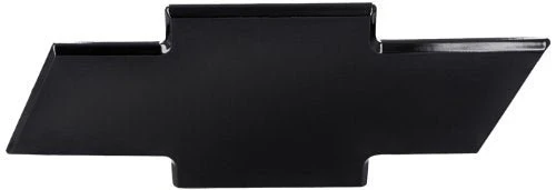 All Sales 96093K Billet Chevy Bowtie Liftgate Emblem without border Black Powdercoat