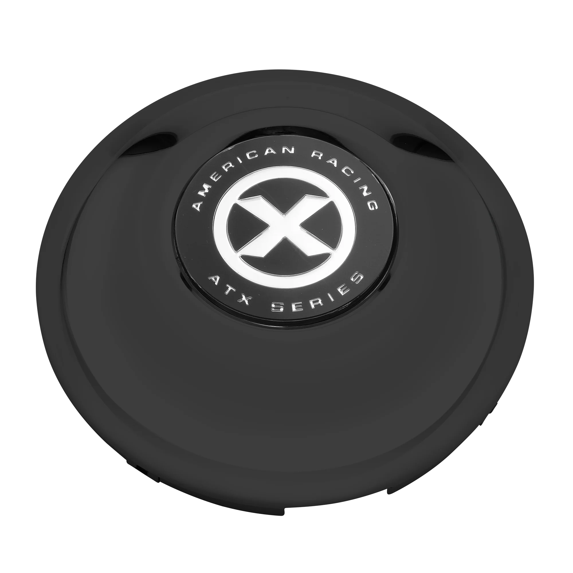 ATX AO1900201B Black Snap-In Wheel Center Cap