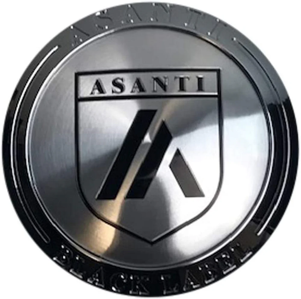 Asanti Forged ABLCAP-BK Black Logo Wheel Center Cap