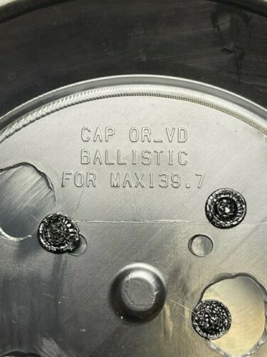 Ballistic Off-Road Matte Black with Chrome Logo Wheel Center Cap CAP OR_VD - Image 3