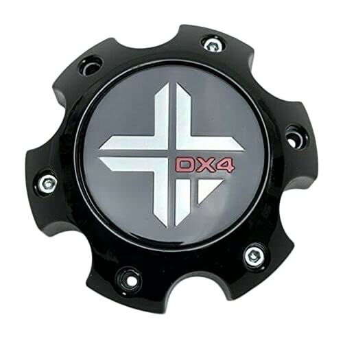 DX4 Gloss Black Wheel Center Cap 6 Lug 73062090F-5