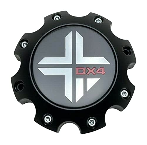 DX4 Matte Black Wheel Center Cap 8 Lug 73062090F-6