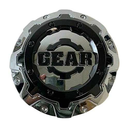 Gear Alloy C-741-1 GEAR-741-1 Chrome and Black Wheel Center Cap