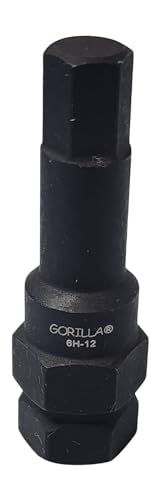 Gorilla Automotive 6H-12 6H 12 Hex Tech Key Lug Nut Removal Key