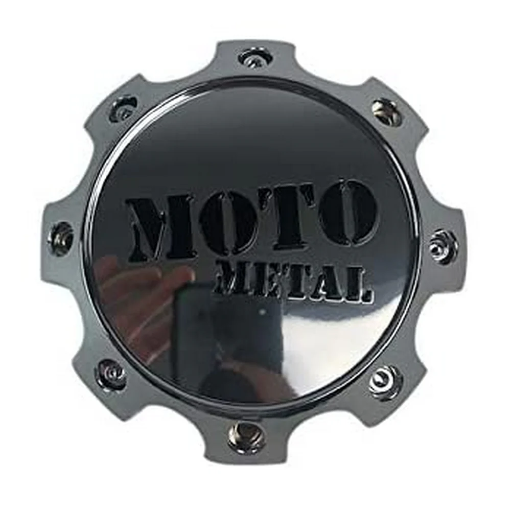 Moto Metal 1079L170MO4CH-H62 Gloss Black / Chrome Bolt-On Wheel Center Cap – 8x170