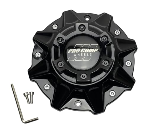 Pro Comp Gloss Black Wheel Center Cap with Screws 804256842 42-N-Cap JF006+42-2MB 42-Cap-SG 42-Cap-XG