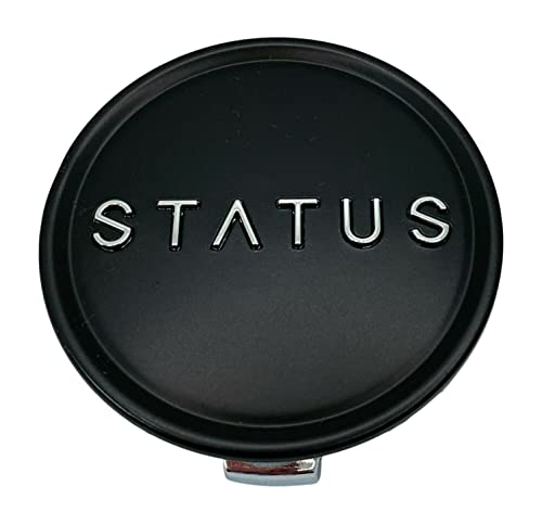 Status Wheels 1006-54MBP Matte Black Snap in Center Cap