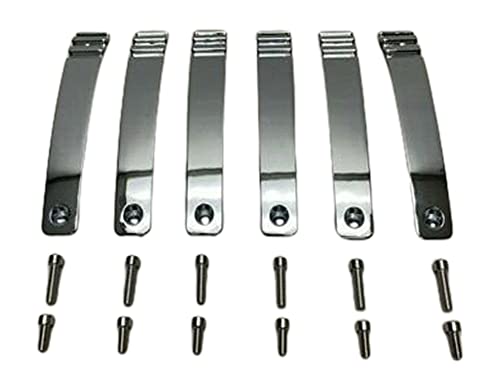 Viscera 777 20 Inch Chrome Inserts Set (6 PCS) EMR0777-2090-ZSJ