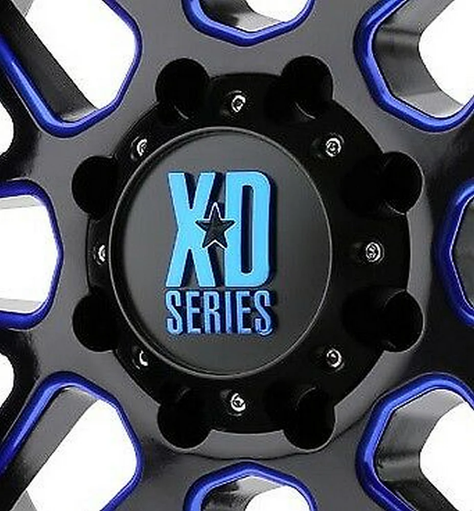 XD 1079L145ASGB-H42BC Gloss Black Wheel Center Cap – 5 Lug
